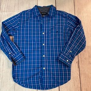 MAKE OFFER!!Boys Medium (10-12) Nautica Button Up